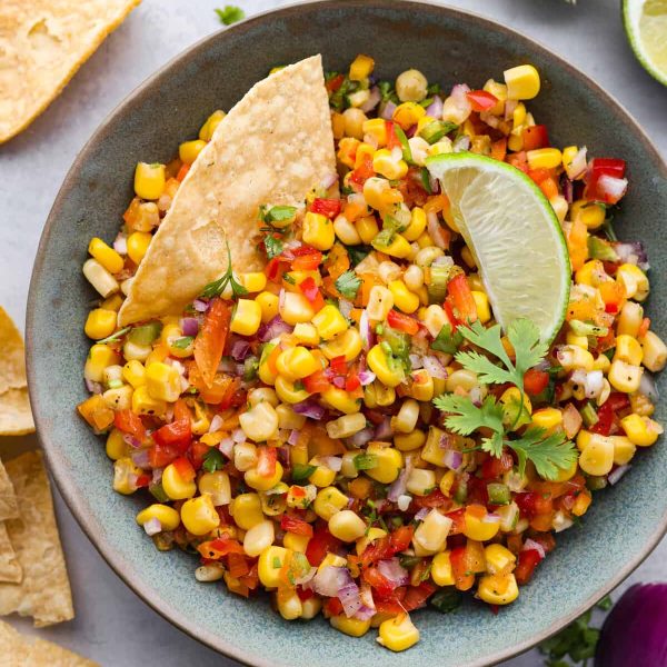 5 Minute Corn Salsa Recipe