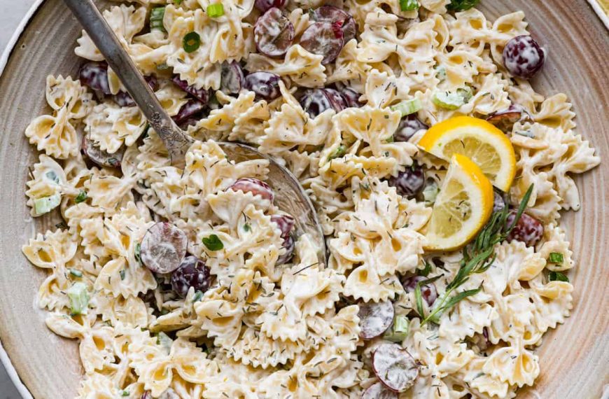 Lemon Tarragon Pasta Salad Recipe