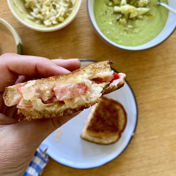 Easiest Summer Dinner: Soup and a Sandwich