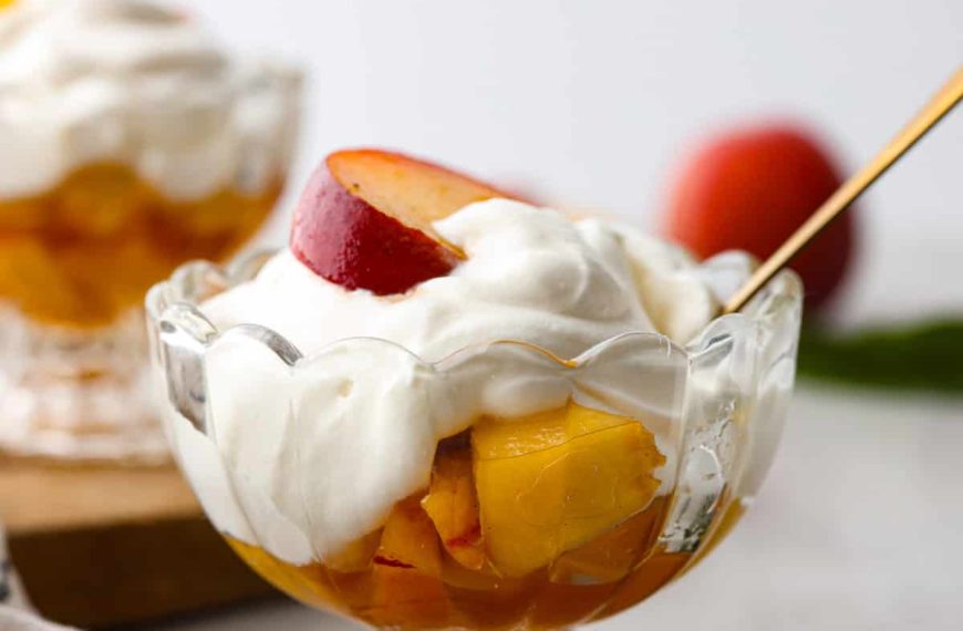 Peaches and Cream | The Recipe Critic