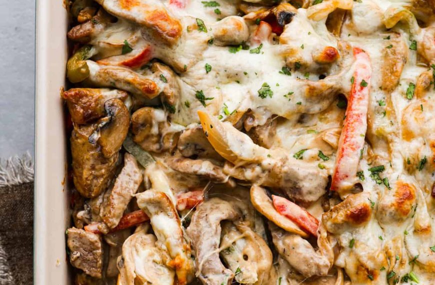 Philly Cheesesteak Casserole | The Recipe Critic