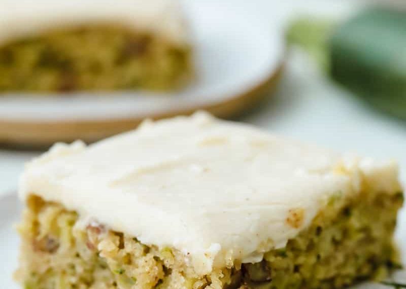 Zucchini Bars with Brown Butter Frosting