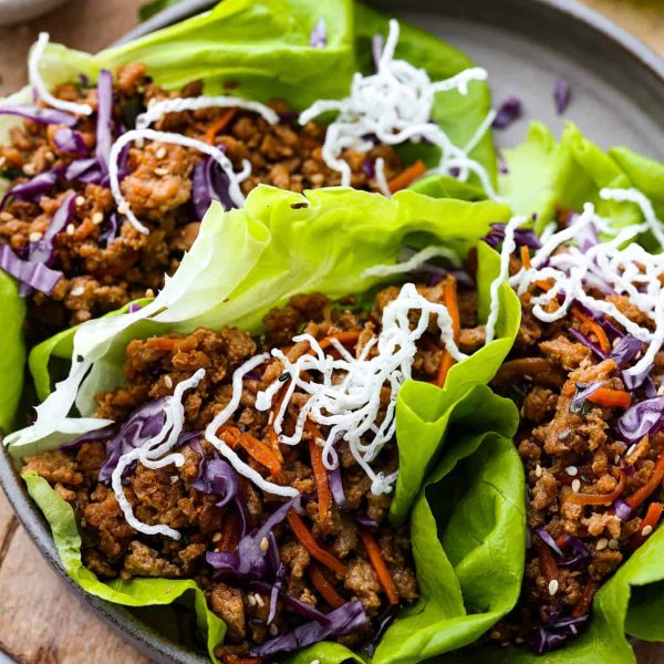 Chicken Lettuce Wraps (Quick and Easy!)