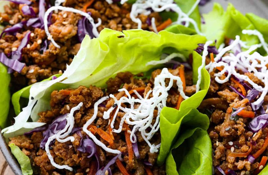 Chicken Lettuce Wraps (Quick and Easy!)