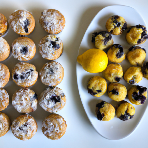 Lemon Blueberry Muffins and Chocolate Coconut Energy Bites