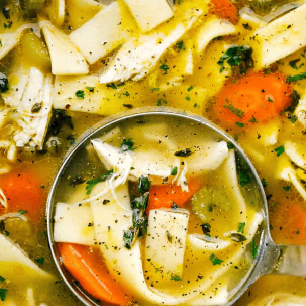 Literally the BEST Chicken Noodle Soup Recipe