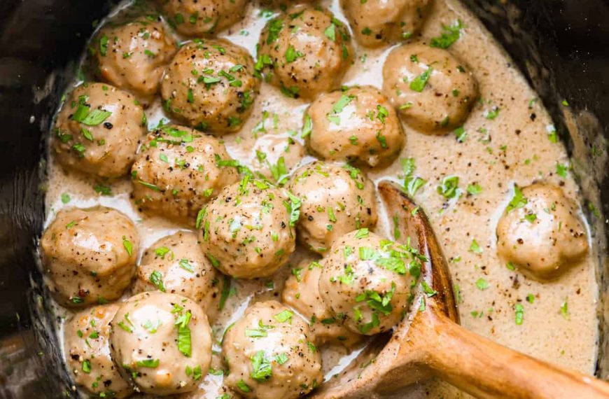 Slow Cooker Swedish Meatballs Recipe