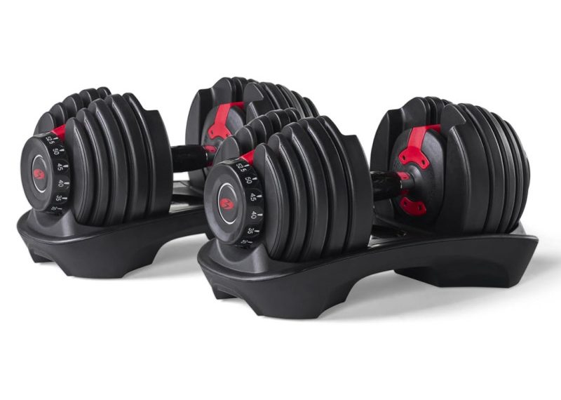 Bowflex's Adjustable Dumbbells With a Near-Perfect Rating Just…