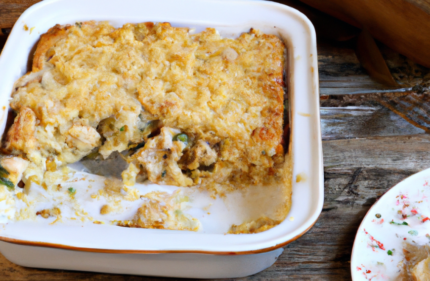 Chicken and Stuffing Casserole Recipe