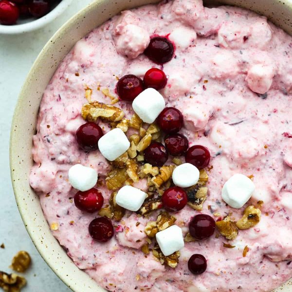 Cranberry Cheesecake Fluff Recipe | The Recipe Critic