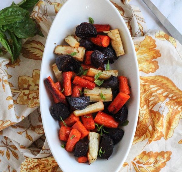 Honey-Dijon Roasted Root Vegetables