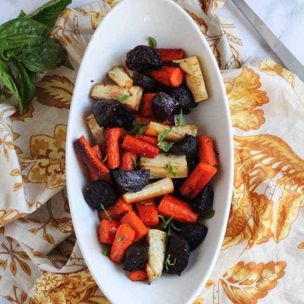 Honey-Dijon Roasted Root Vegetables