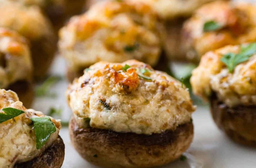 Sausage Stuffed Mushrooms Recipe | The Recipe Critic