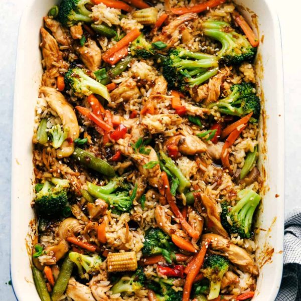 Teriyaki Chicken Casserole (Quick and Easy!)