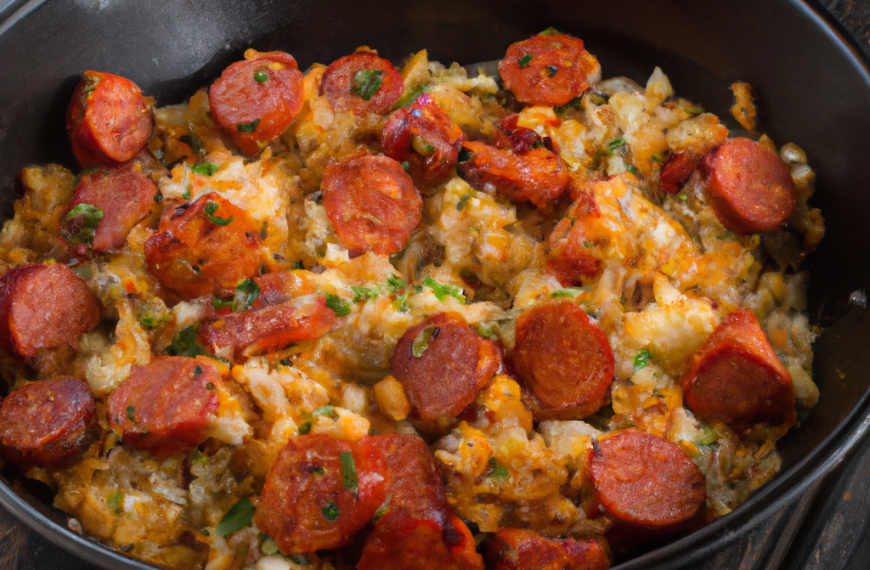 Cajun Rice and Sausage Skillet