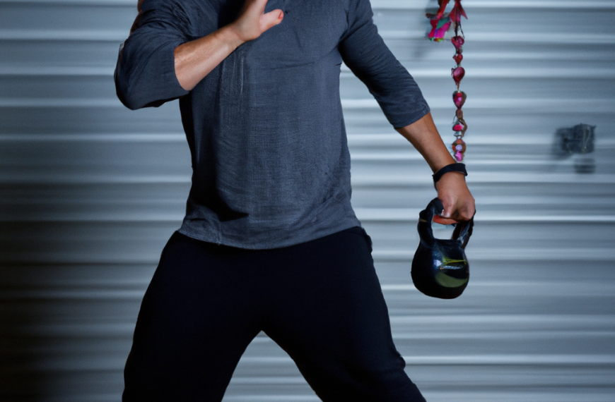 Joel Kinnaman 'Silent Night' Garage Workout Kettlebell Flow