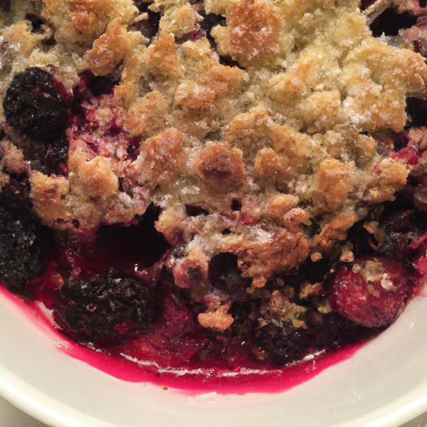 Blackberry Crumble | The Recipe Critic