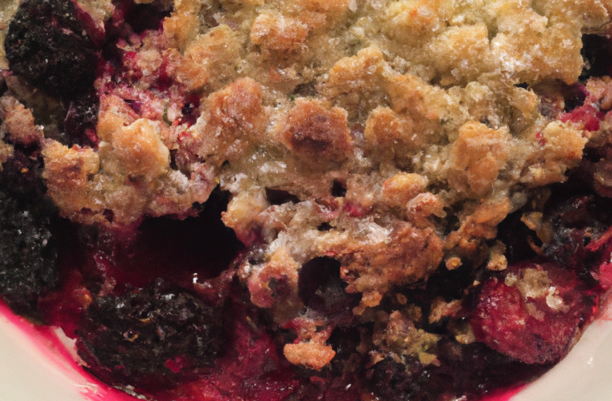 Blackberry Crumble | The Recipe Critic