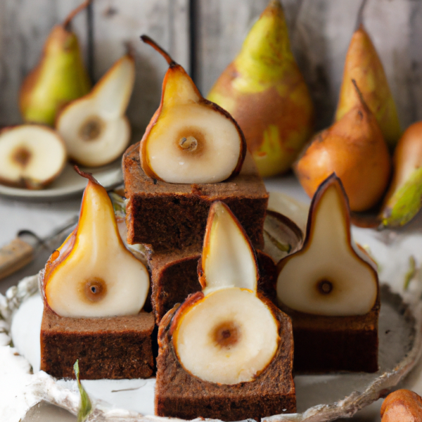 Nine Cakes Pear Gingerbread Cake