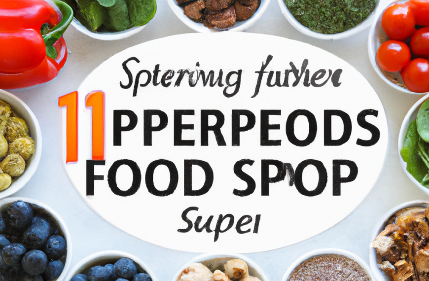 The Top 10 Superfoods Every Man Should Include…