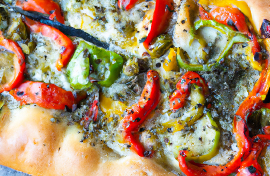 Vegetable Pizza With a Crescent Dough Crust