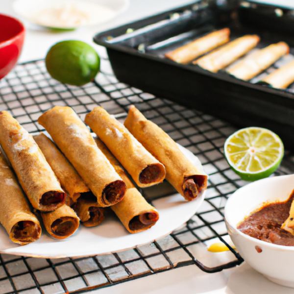 Beef Taquitos (In Both the Oven and Air Fryer!)