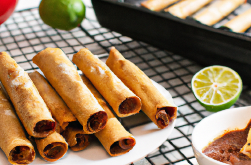 Beef Taquitos (In Both the Oven and Air Fryer!)