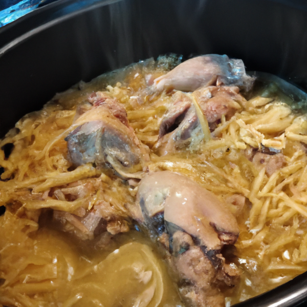 Chicken and Noodles in the Slow Cooker