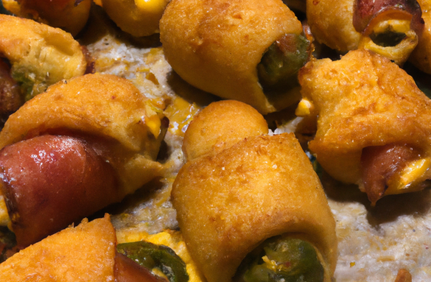 Jalapeño Popper Pigs in a Blanket